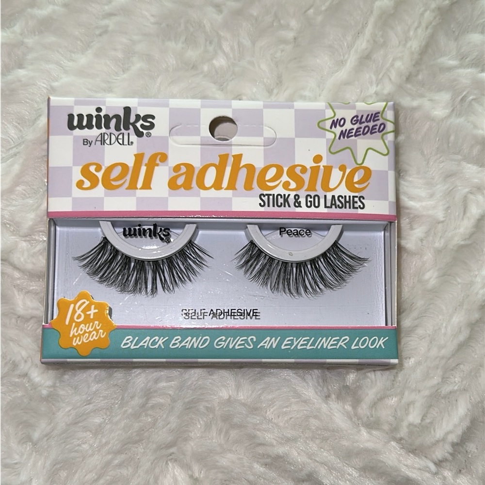 ⚡️PICK 3/$15 Winks by Ardell Self Adhesive Stick & Go Lashes 18hr No Glue Needed